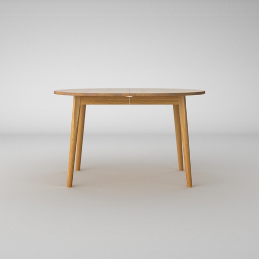 Oval 125x100 - Udtræksbord